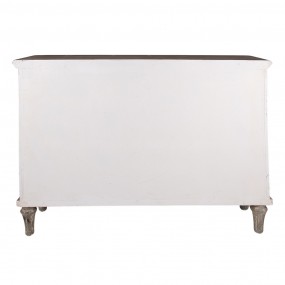 25H0710 Credenza 141x40x105 cm Beige Legno  Cassettiera