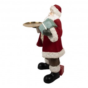 25PR0140 Christmas Decoration Figurine Santa Claus 56x50x91 cm Red Plastic