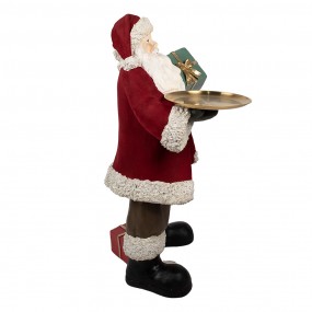 25PR0140 Weihnachtsdekorationsfigur Weihnachtsmann 56x50x91 cm Rot Kunststoff