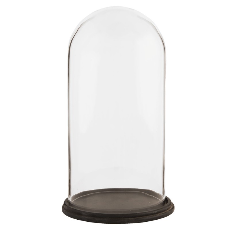 6GL1270 Glocke Ø 23x39 cm Glas Rund Glasglocke