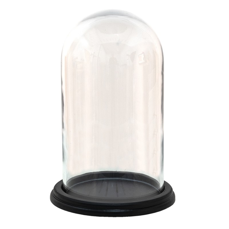 6GL3474 Cloche Ø 20x28 cm Transparent Glass Round Glass Bell Jar