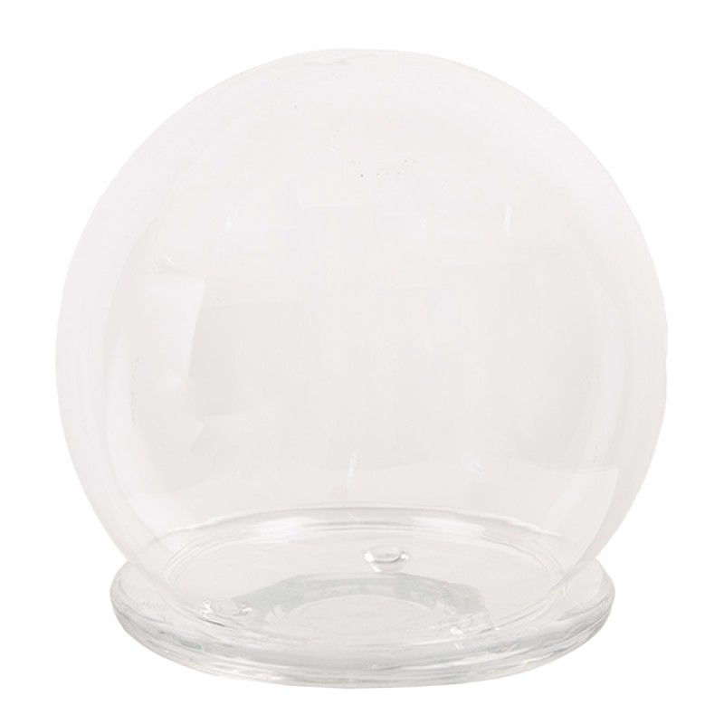 6GL4445 Cloche Ø 12x12 cm Transparent Verre Rond