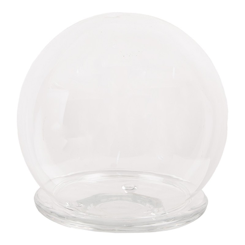 6GL4446 Cloche Ø 15x16 cm Transparent Verre Rond