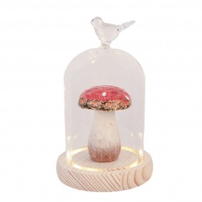 26GL4473 Cloche Ø 10x16 cm Transparent Verre