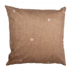 2GBB22 Housse de coussin 45x45 cm Marron Polyester Maison en pain d'épices Housse de coussin décorative