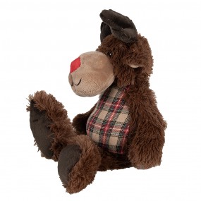 2TW0587 Knuffel Rendier 35 cm Bruin Pluche