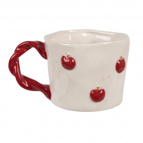 26CEMU0150 Mug 200 ml Beige Ceramic Apples