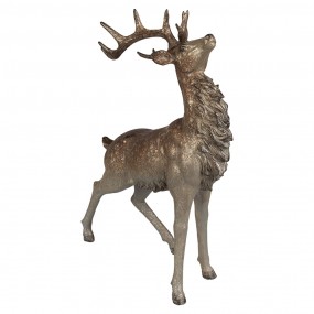 26PR4294 Decorative Figurine Deer 42 cm Brown Plastic