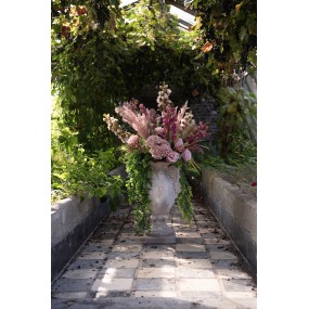 25PL0103 Fiore artificiale 95 cm Rosa Plastica Piante artificiale