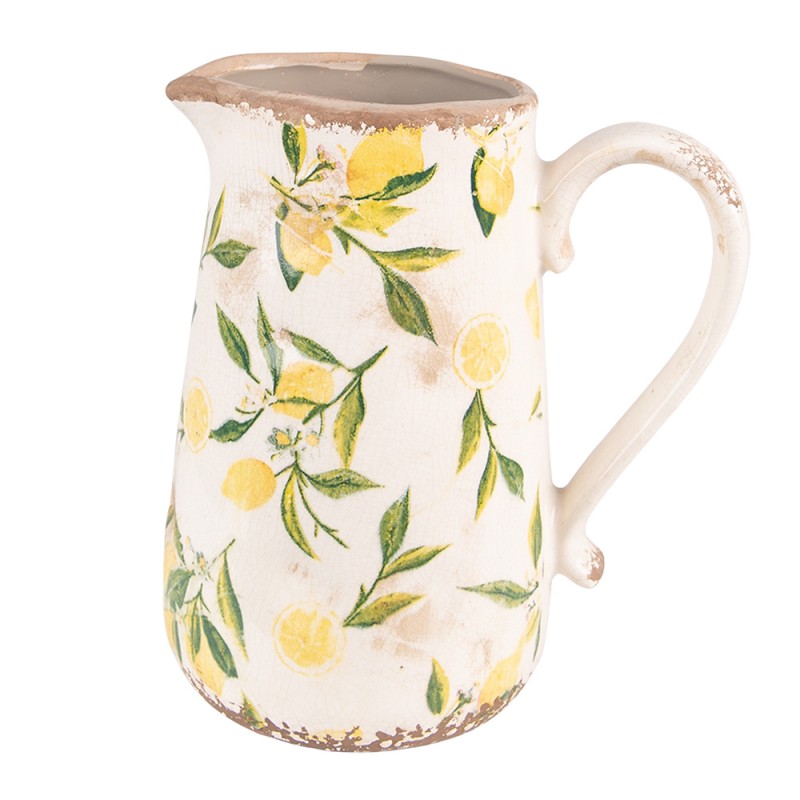 6CE1530M Decoration can 16x11x18 cm Yellow Ceramic Lemon Water Jug