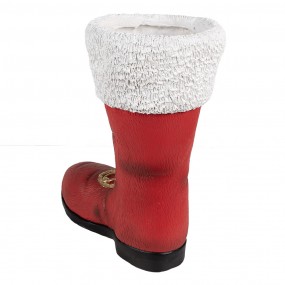 26MG0048 Christmas Decoration Figurine Boots 32x19x36 cm Red Ceramic material