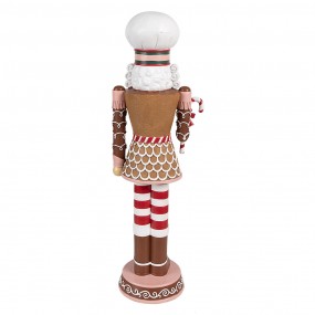 26PR4256 Decorative Figurine Nutcracker 15x12x46 cm Brown Plastic Christmas Decoration