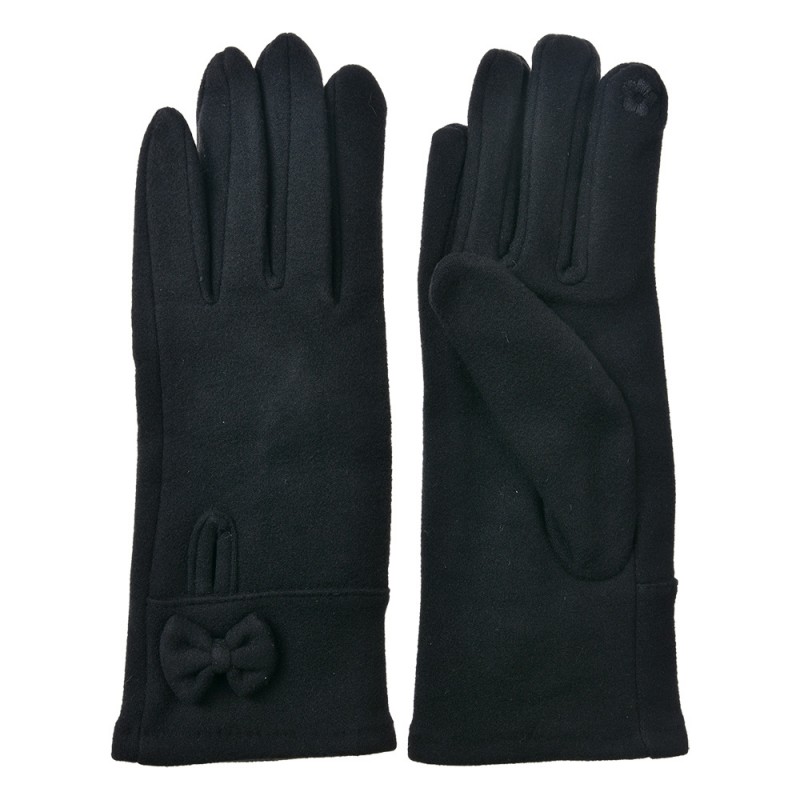 JZGL0091Z Gants d'hiver 9x23 cm Noir Polyester