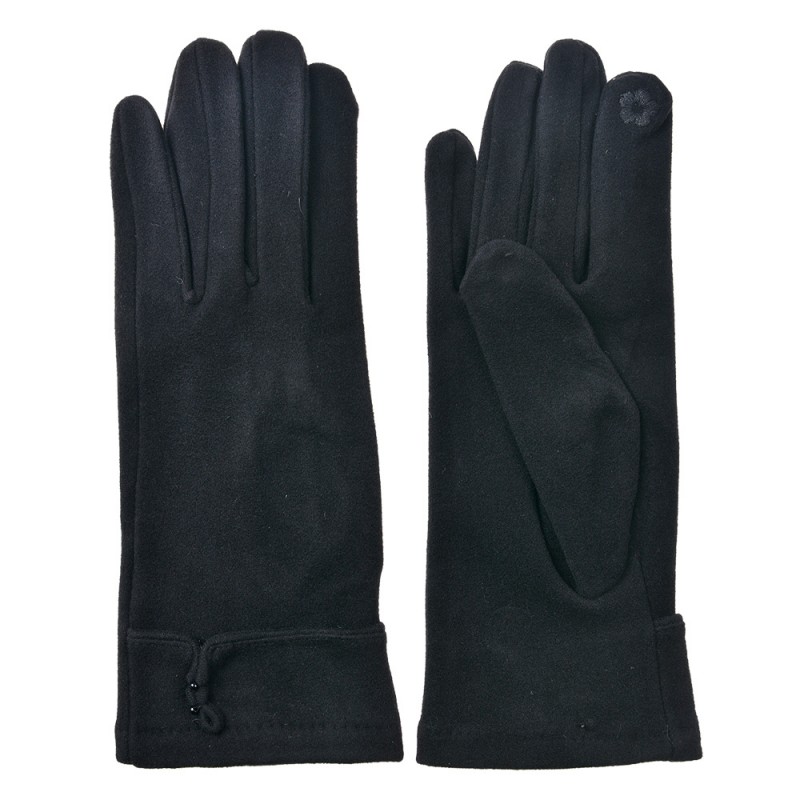 JZGL0092Z Gants d'hiver 9x23 cm Noir Polyester