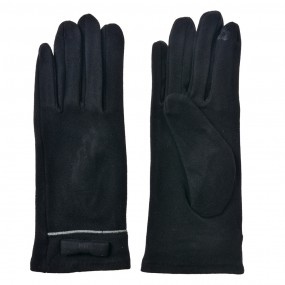 2JZGL0093Z Gants d'hiver 9x23 cm Noir Polyester