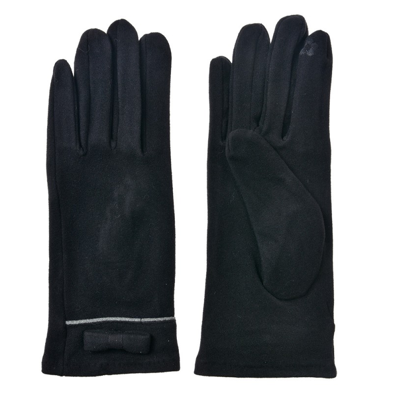 JZGL0093Z Gants d'hiver 9x23 cm Noir Polyester