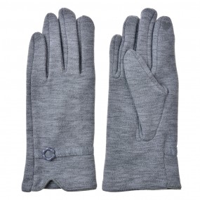 2JZGL0094G Gants d'hiver 9x23 cm Gris Polyester