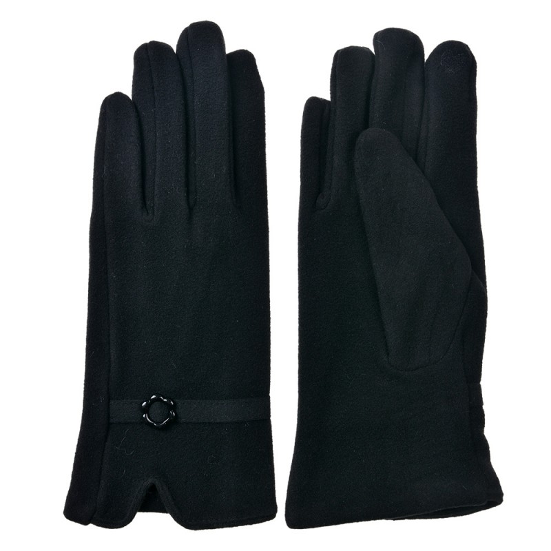 JZGL0094Z Gants d'hiver 9x23 cm Noir Polyester