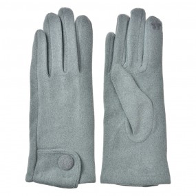 2JZGL0095G Gants d'hiver 9x23 cm Gris Polyester