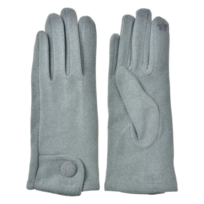 JZGL0095G Gants d'hiver 9x23 cm Gris Polyester