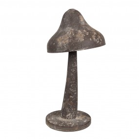 26Y5680 Décoration Champignon Ø 14x27 cm Marron Métal