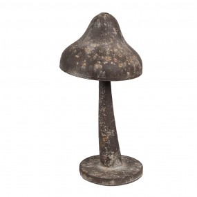 26Y5680 Décoration Champignon Ø 14x27 cm Marron Métal