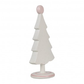 26PR4219 Décoration de Noël Sapin de Noël 25 cm Rose Plastique