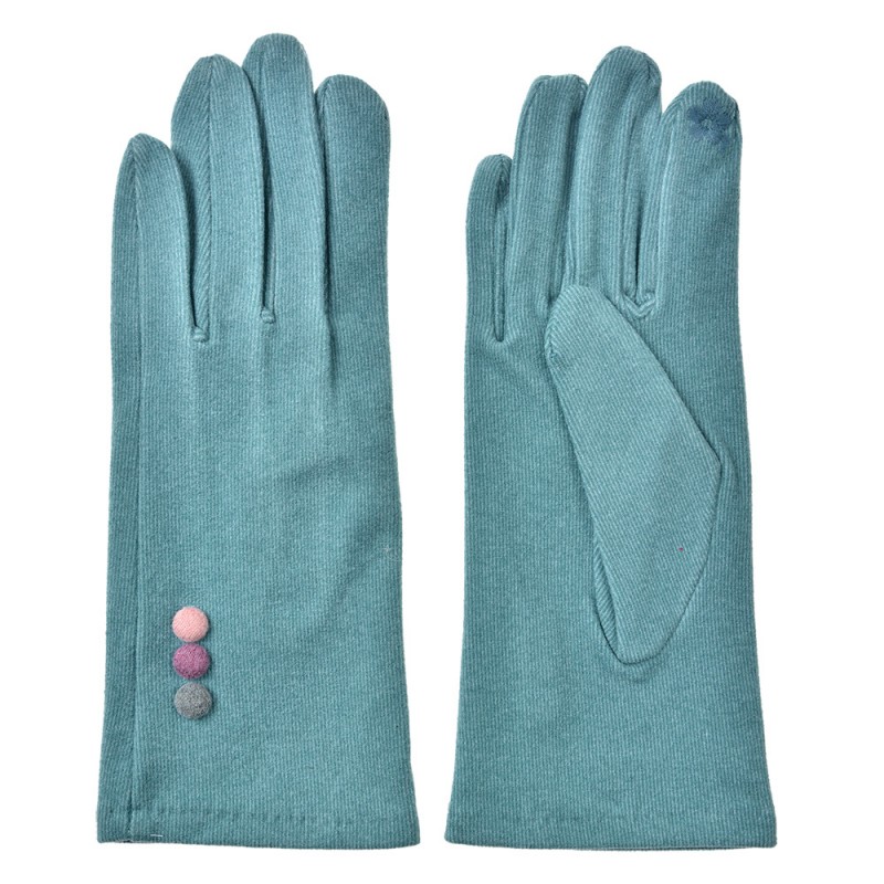 JZGL0099 Gants d'hiver 9x23 cm Vert Polyester