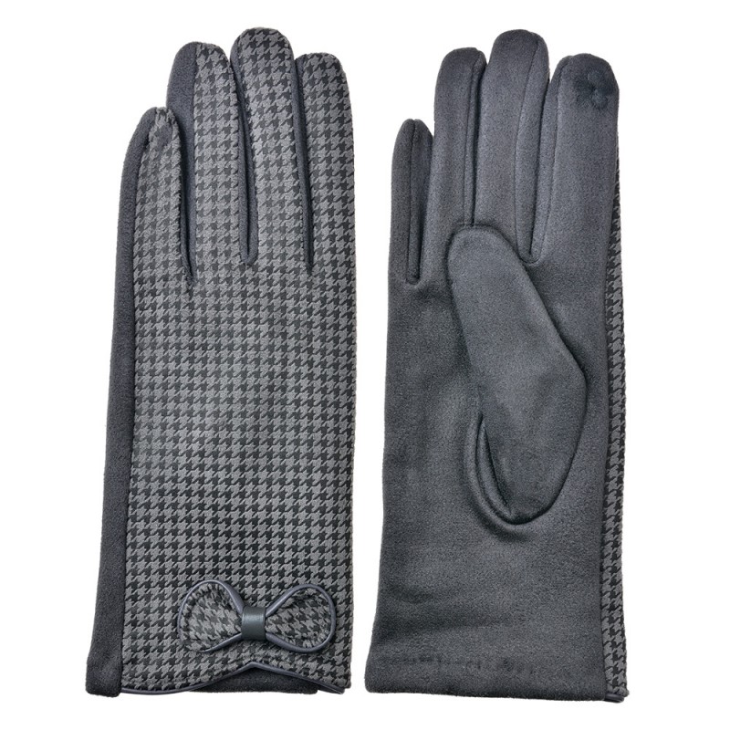 JZGL0100 Gants d'hiver 9x23 cm Gris Polyester