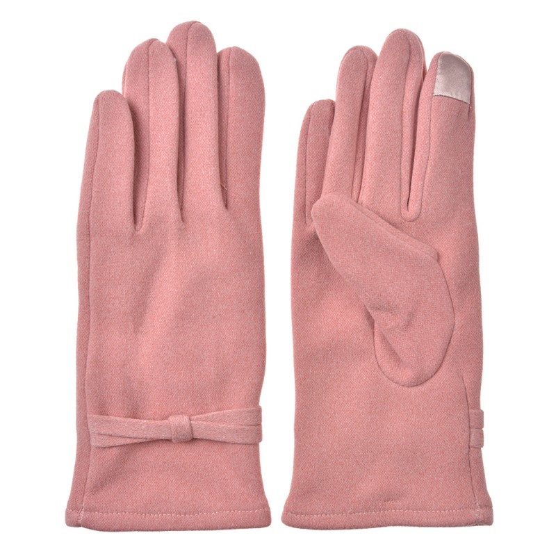 JZGL0106 Gants d'hiver 9x23 cm Rose Polyester