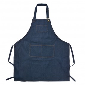 2KT041.041 Grembiule da cucina 77x68 cm Blu Poliestere