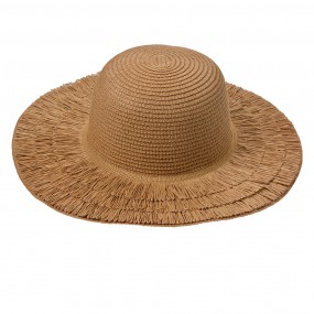 2JZHA0102CH Chapeau Marron Paille en papier Chapeau de soleil