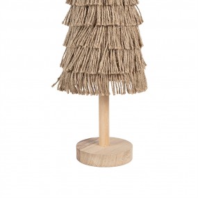 265869 Dekorationsfigur Weihnachtsbaum 42 cm Braun Holz