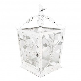 26Y5670 Lantern 20x20x35 cm White Metal Glass