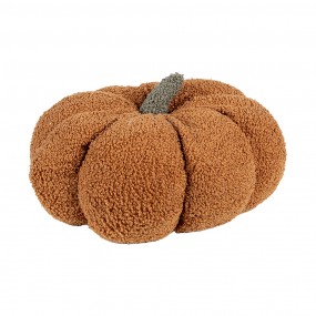 2KG033.008CH Cuscino decorativo Zucca Ø 28x18 cm Marrone Tessuto