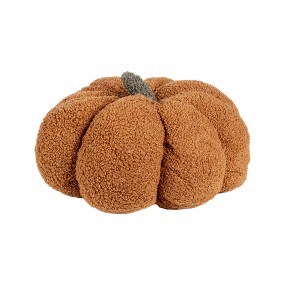 2KG033.008CH Cuscino decorativo Zucca Ø 28x18 cm Marrone Tessuto