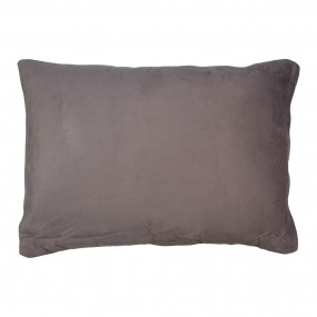 2KG039.004 Coussin décoratif 70x50x6 cm Violet Synthétique Fleurs Housse de coussin avec garniture de coussin