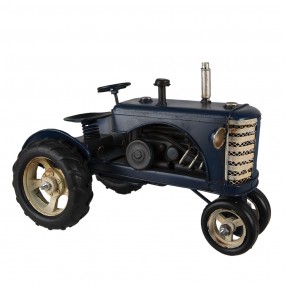 26Y4611 Decorative  Miniature Tractor 25x15x18 cm Blue Iron Miniature Tractor