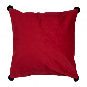 2KT021.365 Cushion Cover 45x45 cm Red White Polyester Square