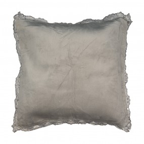 2KT030.054 Housse de coussin 55x55 cm Violet Synthétique Carré