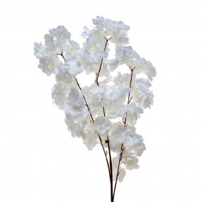 25PL0108W Fleur artificielle 95 cm Blanc Plastique