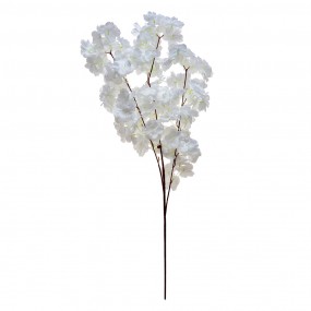 25PL0108W Fleur artificielle 95 cm Blanc Plastique