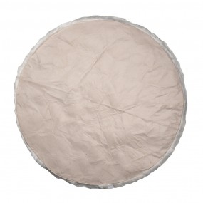 2KT080.065 Rug Ø 100 cm White Polyester Round