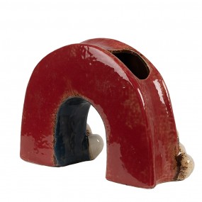 26CE1865 Fioriera 26x9x16 cm Rosso Ceramica Arcobaleno