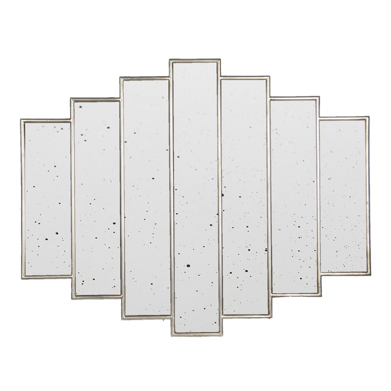 52S216 Mirror 80x100 cm Silver colored Glass Large Mirror