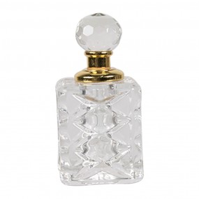 26GL5017 Parfum Flesje 3x3x7 cm Transparant Glas