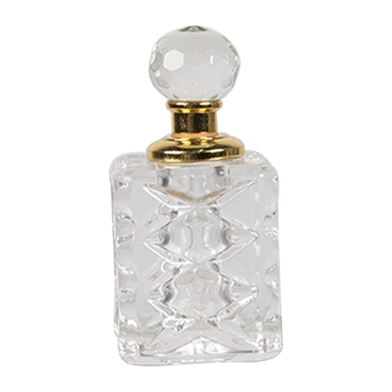 6GL5017 Parfum Flesje 3x3x7 cm Transparant Glas