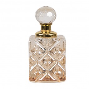 26GL5018 Parfum Flesje 3x3x7 cm Transparant Glas