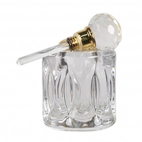 26GL5019 Parfum Flesje Ø 3x7 cm Transparant Glas