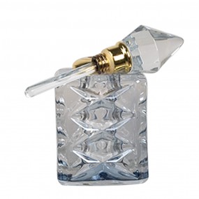 26GL5020 Parfum Flesje 3x3x8 cm Transparant Glas